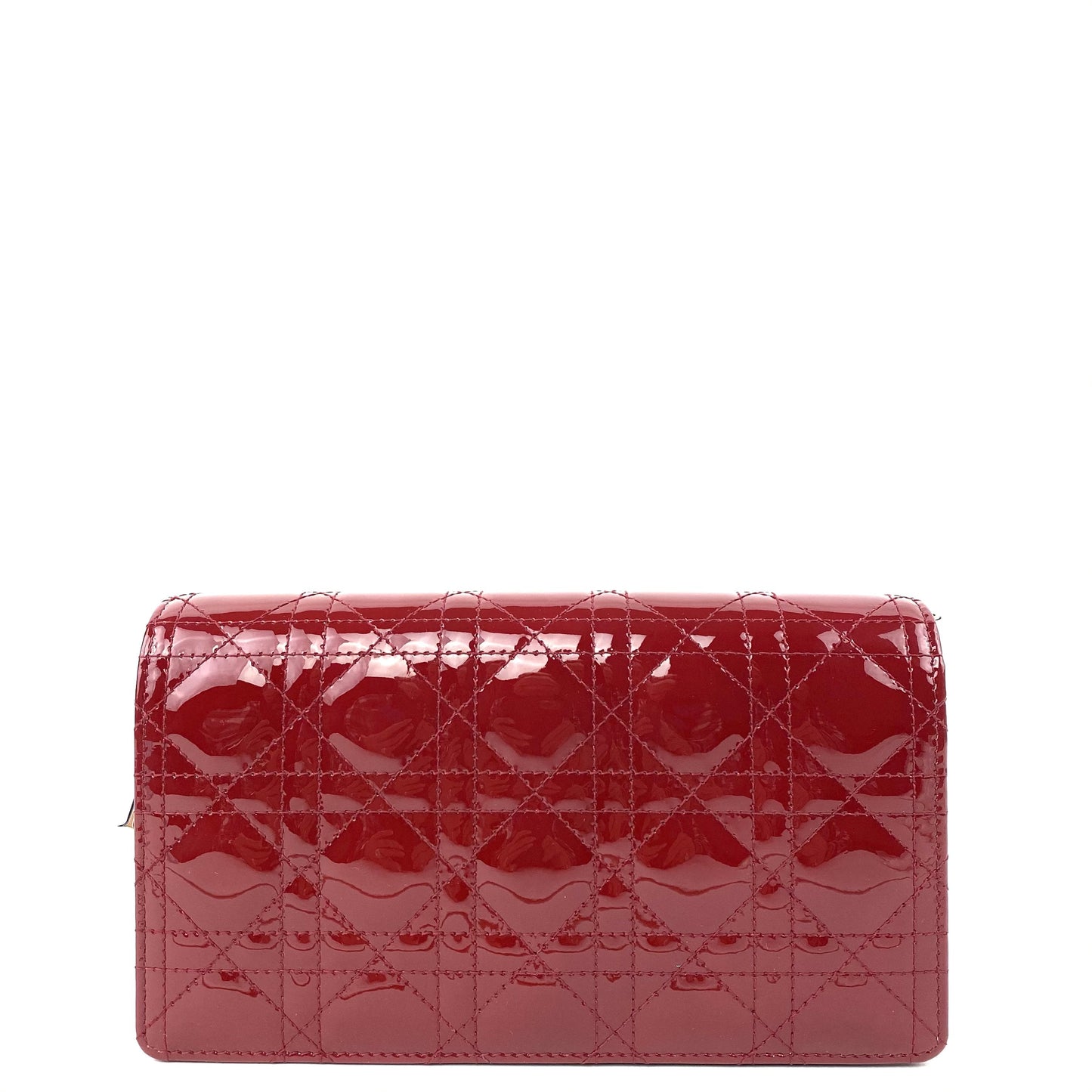 Christian Dior Lady Pouch Red Patent