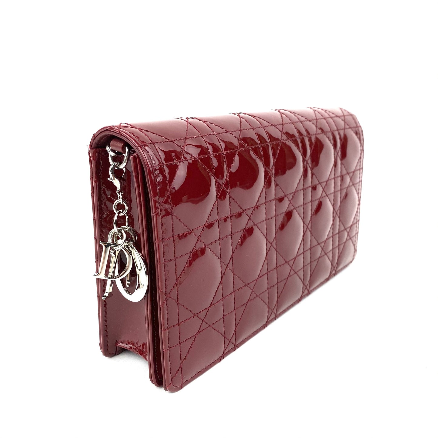 Christian Dior Lady Pouch Red Patent